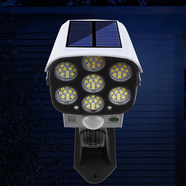 Outdoor Dummy Camera Solar-Powered Motion-Activated LED