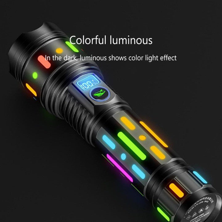 Outdoor Flashlight Long-Range Beam Aluminum Alloy