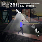 Outdoor Floodlight Solar Motion Sensor 2000 Lumens