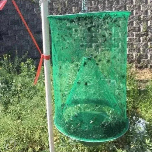 Outdoor Fly Trap Hanging Reusable Bait-Based Chemical-Free