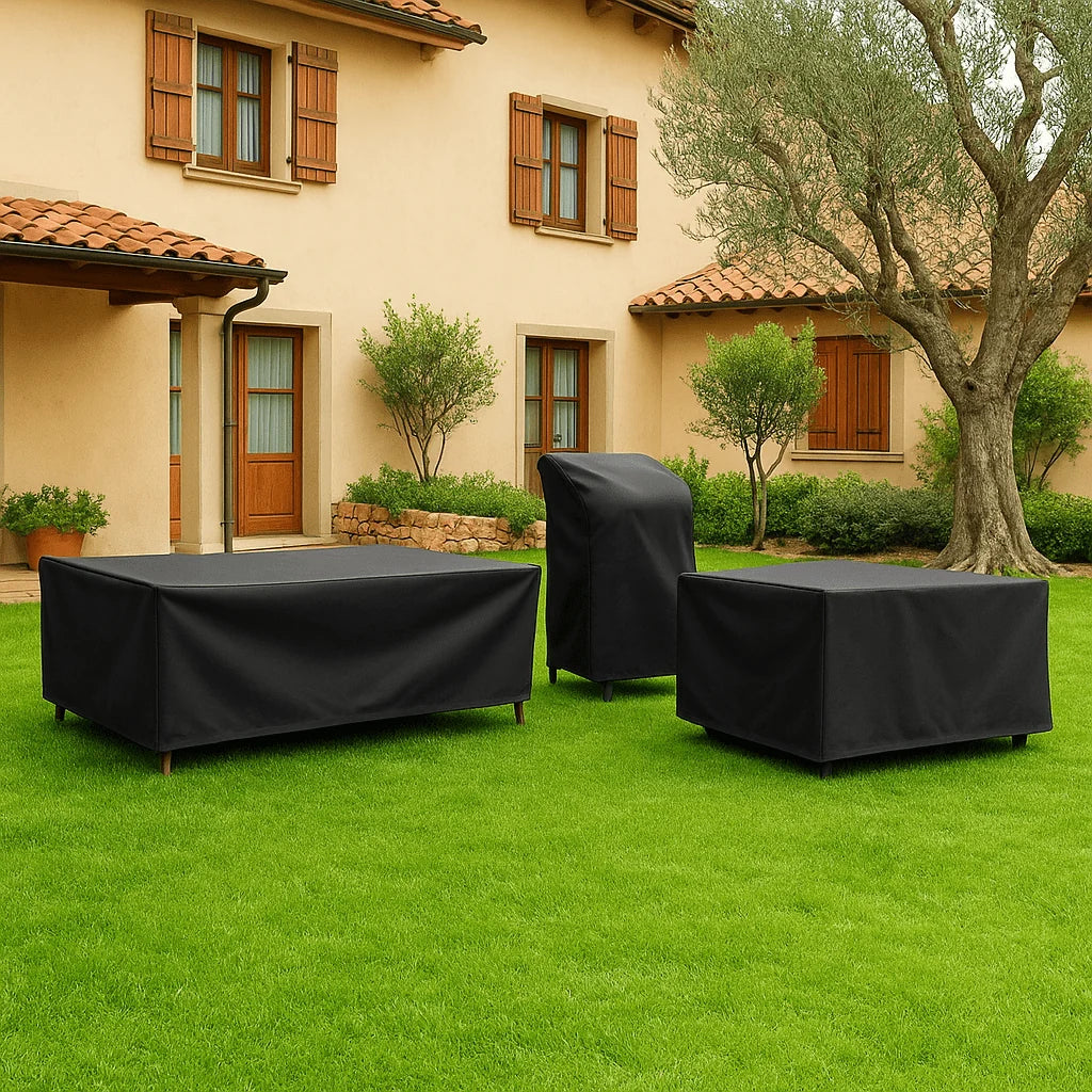 Outdoor Furniture Cover Waterproof & UV-Resistant Polyester