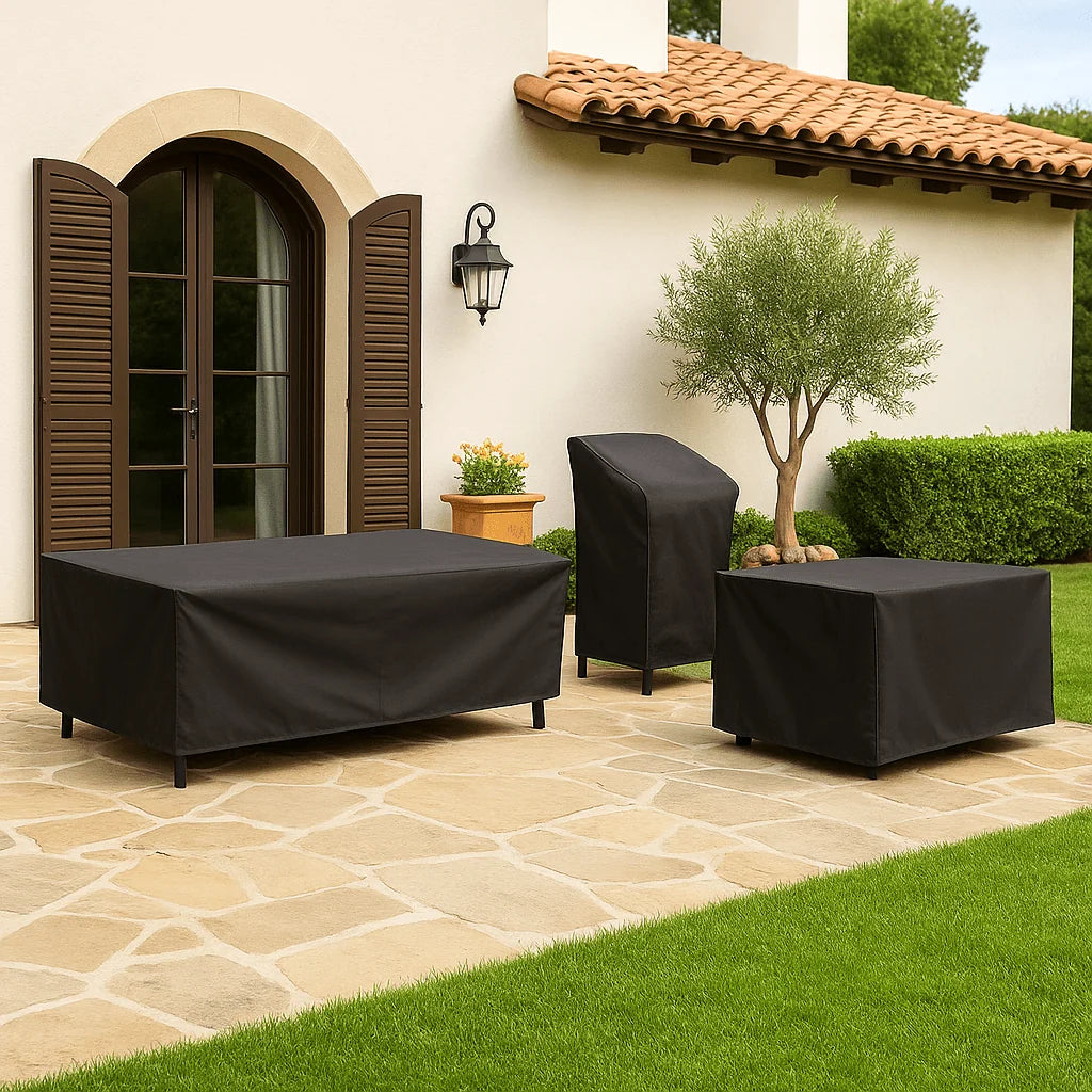Outdoor Furniture Cover Waterproof & UV-Resistant Polyester