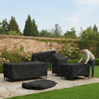 Outdoor Furniture Cover Waterproof & UV-Resistant Polyester