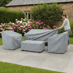 Outdoor Furniture Cover Waterproof & UV-Resistant Polyester