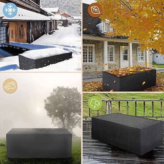 Outdoor Furniture Cover Waterproof & UV-Resistant Polyester