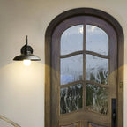 Outdoor Gooseneck Wall Light Cast Iron 1400 Lumens