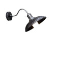 Outdoor Gooseneck Wall Light Cast Iron 1400 Lumens