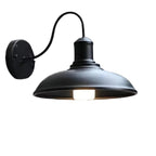 Outdoor Gooseneck Wall Light Cast Iron 1400 Lumens