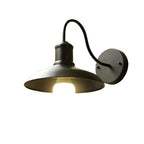 Outdoor Gooseneck Wall Light Cast Iron 1400 Lumens