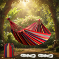 Outdoor Hammock Double Cotton Breathable Carry Case Included