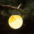 Outdoor Hanging Lantern Moon-Shaped LED & Solar