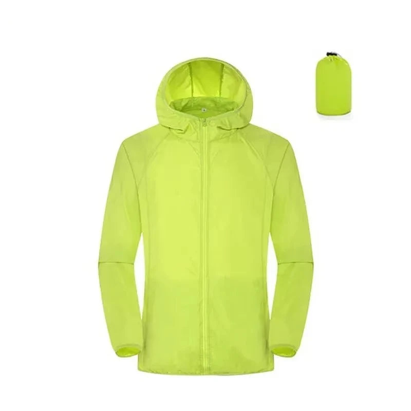Outdoor Jacket Water-Repellent & Breathable Polyester Blend
