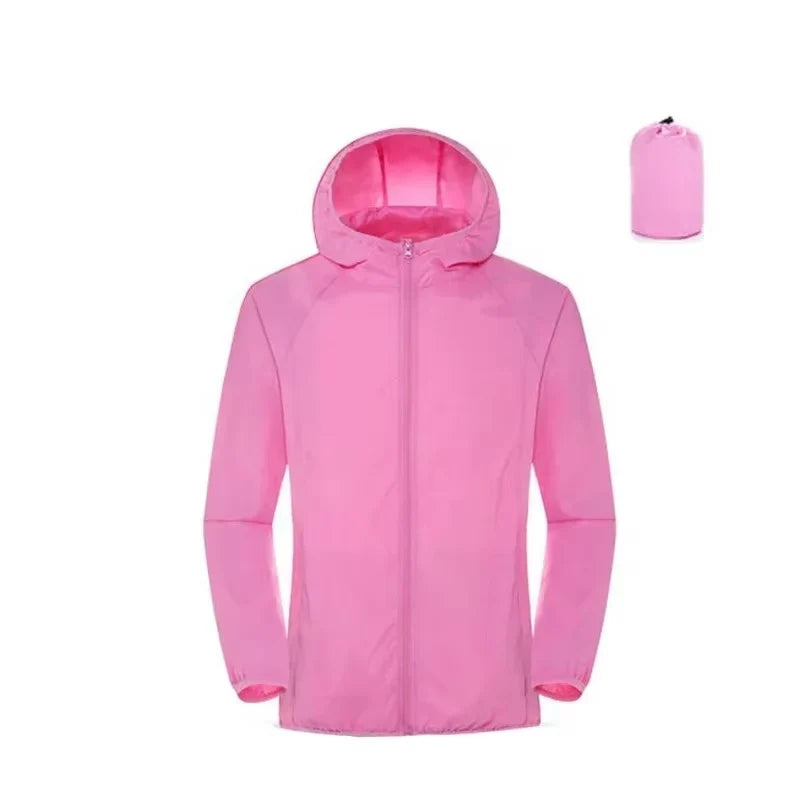 Outdoor Jacket Water-Repellent & Breathable Polyester Blend