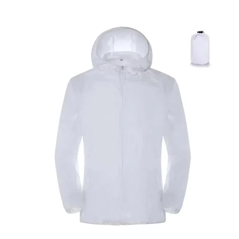 Outdoor Jacket Water-Repellent & Breathable Polyester Blend