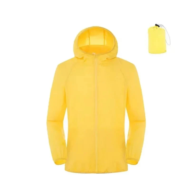 Outdoor Jacket Water-Repellent & Breathable Polyester Blend