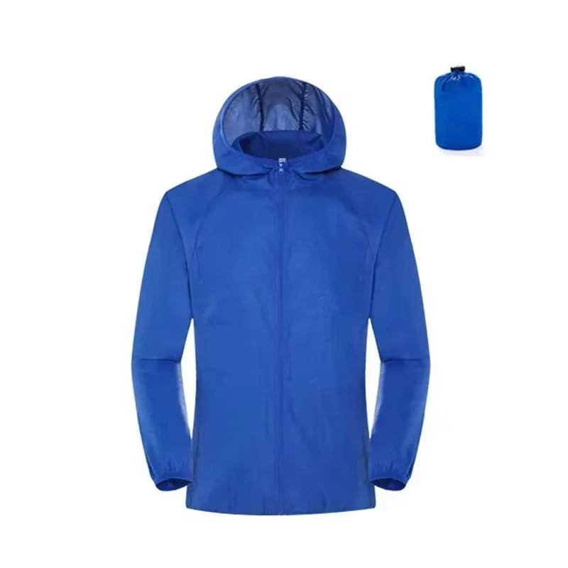 Outdoor Jacket Water-Repellent & Breathable Polyester Blend