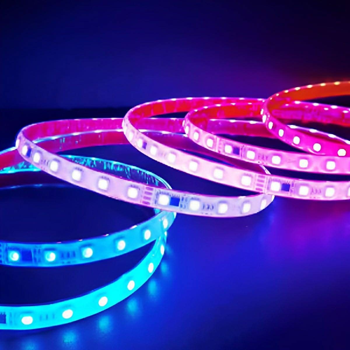 Outdoor LED Light Strip RGB Waterproof Hardwired 24V