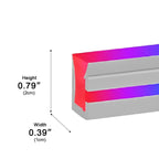 Outdoor LED Light Strip RGB Waterproof Hardwired 24V