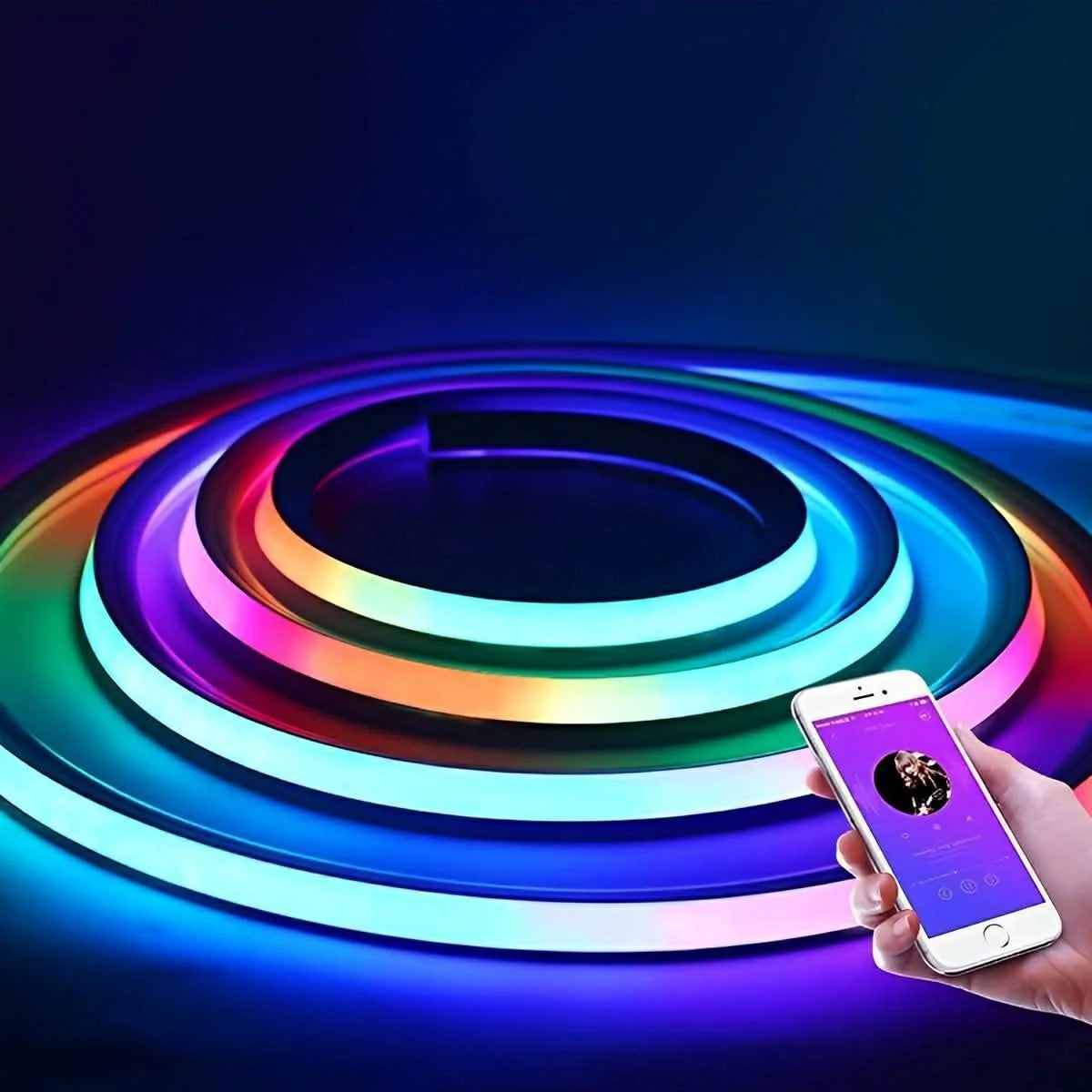 Outdoor LED Light Strip RGB Waterproof Hardwired 24V