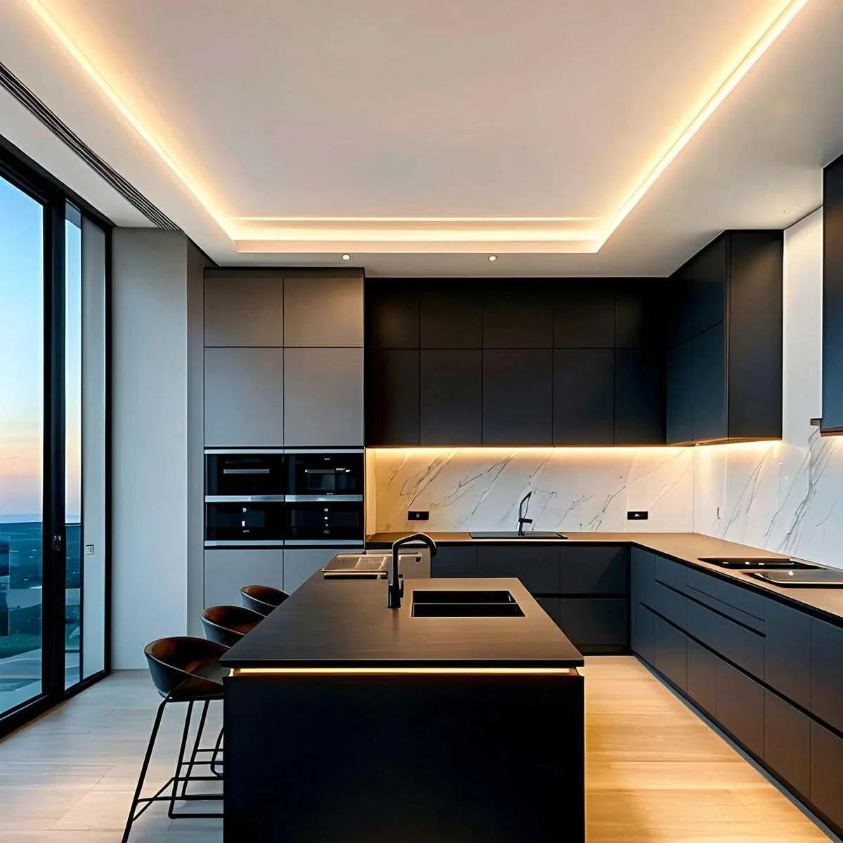 Outdoor LED Strip Light Recessed Flush-Mount Flexible & Waterproof