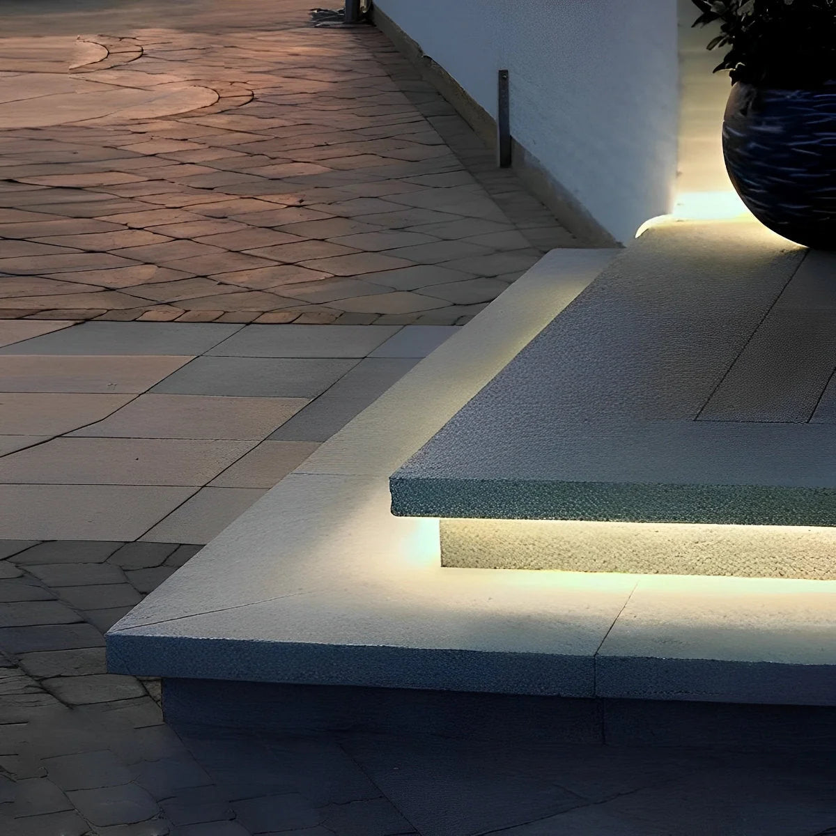 Outdoor LED Strip Light Recessed Flush-Mount Flexible & Waterproof