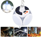 Outdoor Lantern Solar-Powered Weatherproof Adjustable Brightness