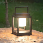 Outdoor Lantern Solar & USB Dimmable Warm Light