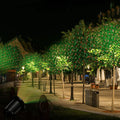 Outdoor Laser Projector Moving Red & Green Stars Weather-Resistant
