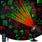 Outdoor Laser Projector Weather-Resistant RF Remote & Timer