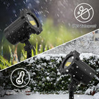 Outdoor Laser Projector Weather-Resistant RF Remote & Timer