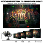 Outdoor Laser Projector Weather-Resistant RF Remote & Timer