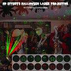 Outdoor Laser Projector Weather-Resistant RF Remote & Timer