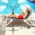 Outdoor Misting System Adjustable Height Brass Nozzles