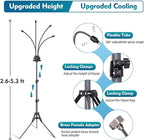 Outdoor Misting System Adjustable Height Brass Nozzles