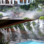 Outdoor Misting System Fine Mist Cooling Quick Setup
