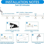 Outdoor Misting System Fine Mist Cooling Quick Setup