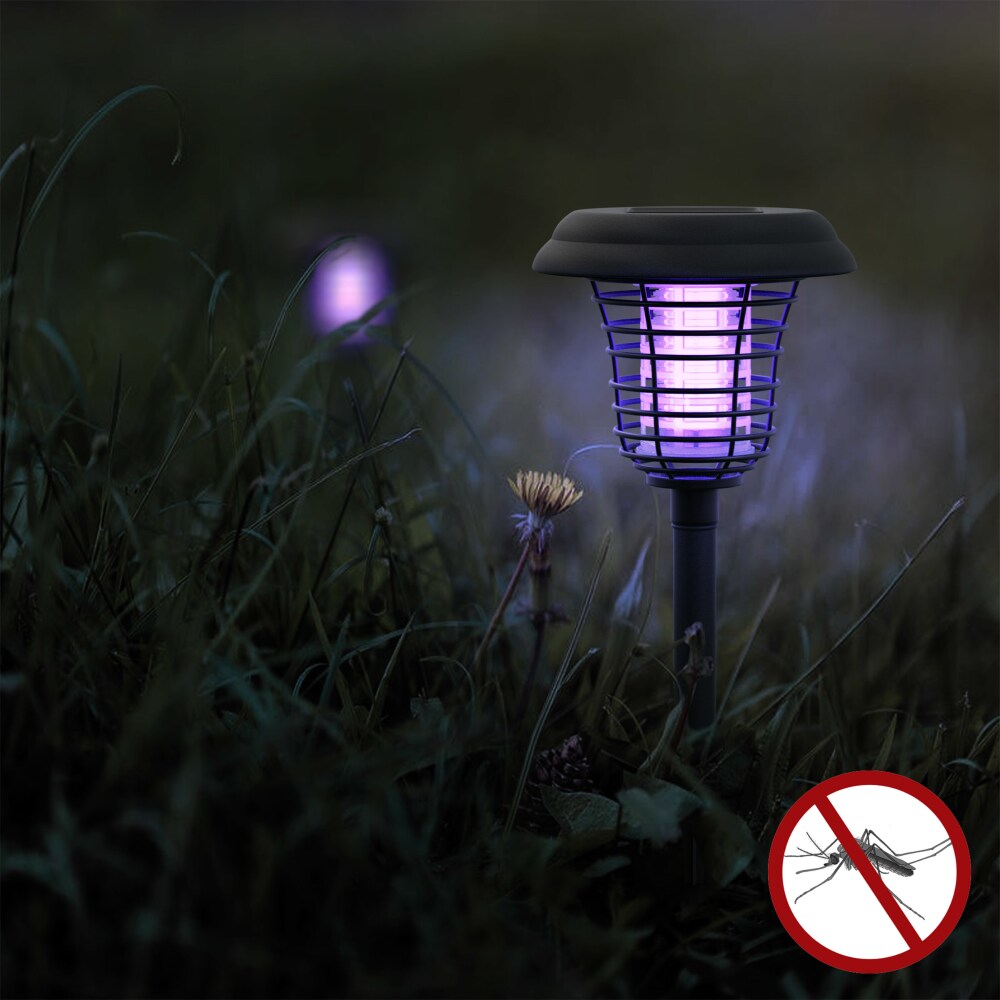 Outdoor Mosquito Trap Solar-Powered UV LED Waterproof