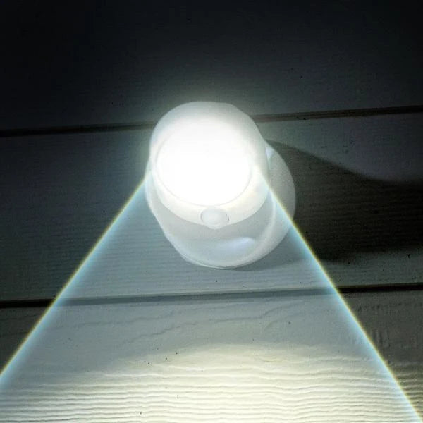 Outdoor Motion Sensor Light Battery-Powered Wide-Beam LED Magnetic Mount
