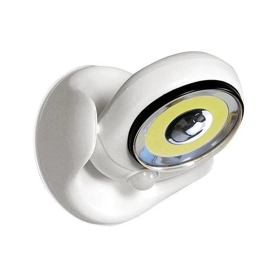 Outdoor Motion Sensor Light Battery-Powered Wide-Beam LED Magnetic Mount