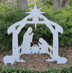 Outdoor Nativity Set Waterproof PVC Easy Assembly