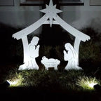 Outdoor Nativity Set Waterproof PVC Easy Assembly