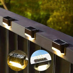 Outdoor Path Lights Solar-Powered Warm LED Automatic Dusk Sensor