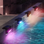 Outdoor Path Lights Solar-Powered Warm LED Automatic Dusk Sensor
