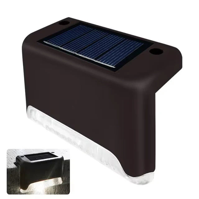 Outdoor Path Lights Solar-Powered Warm LED Automatic Dusk Sensor