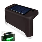 Outdoor Path Lights Solar-Powered Warm LED Automatic Dusk Sensor