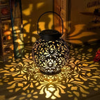 Outdoor Pendant Light Solar Remote Dimmable Weather-Resistant