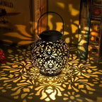 Outdoor Pendant Light Solar Remote Dimmable Weather-Resistant