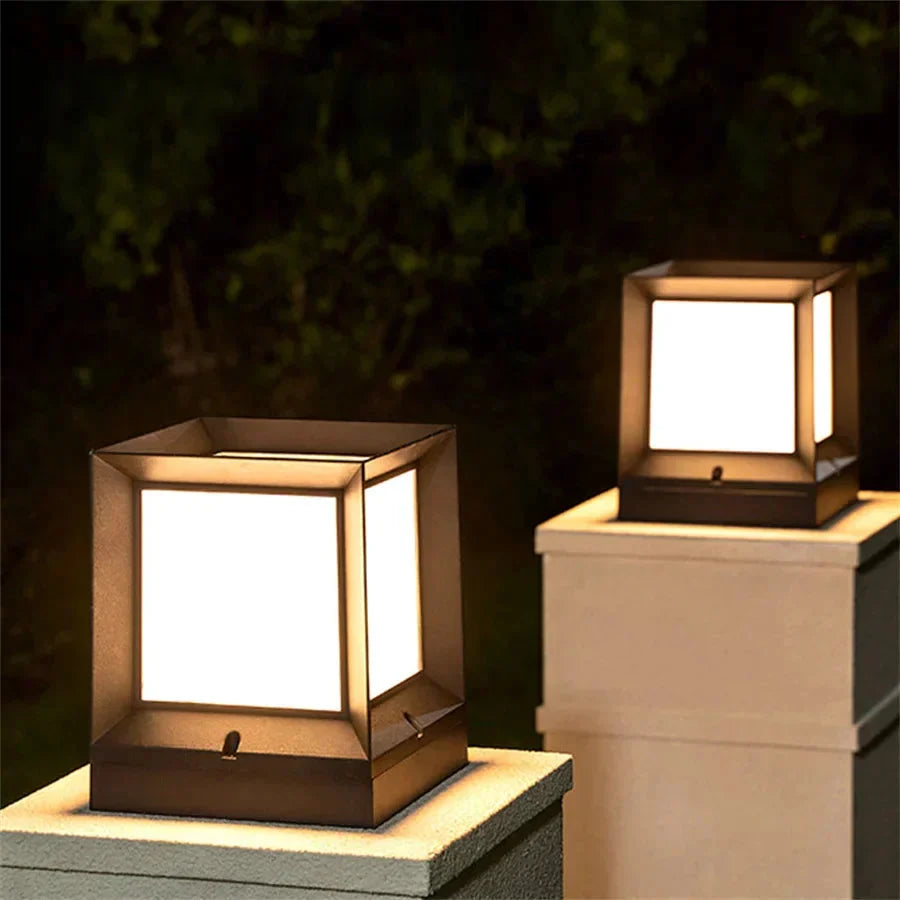Outdoor Post Light 12W LED Weather-Resistant