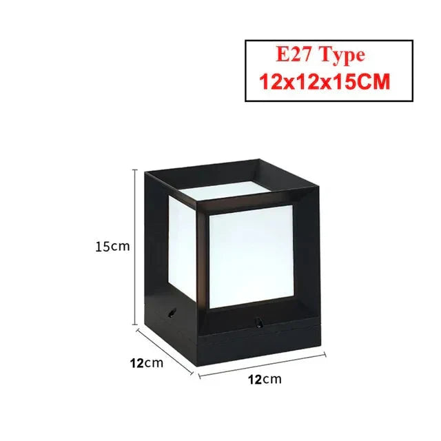 Outdoor Post Light 12W LED Weather-Resistant