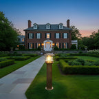 Outdoor Post Light Die-Cast Aluminum IP65 Solar & Hardwired